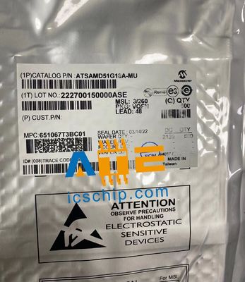 Microchip CM4 QFN48 256KFlash トレイ USB IC 集積回路 ATSAMD51